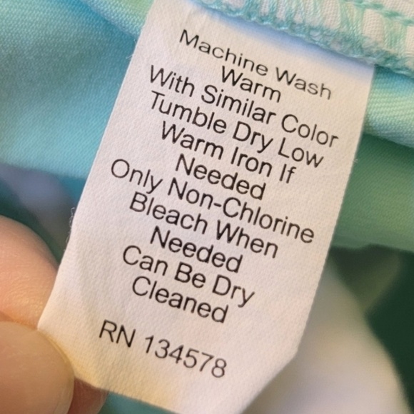 Vineyard Vines Everyday Chino Mint Pastel Green Cotton Mid Rise Shorts 4 - Picture 7 of 7